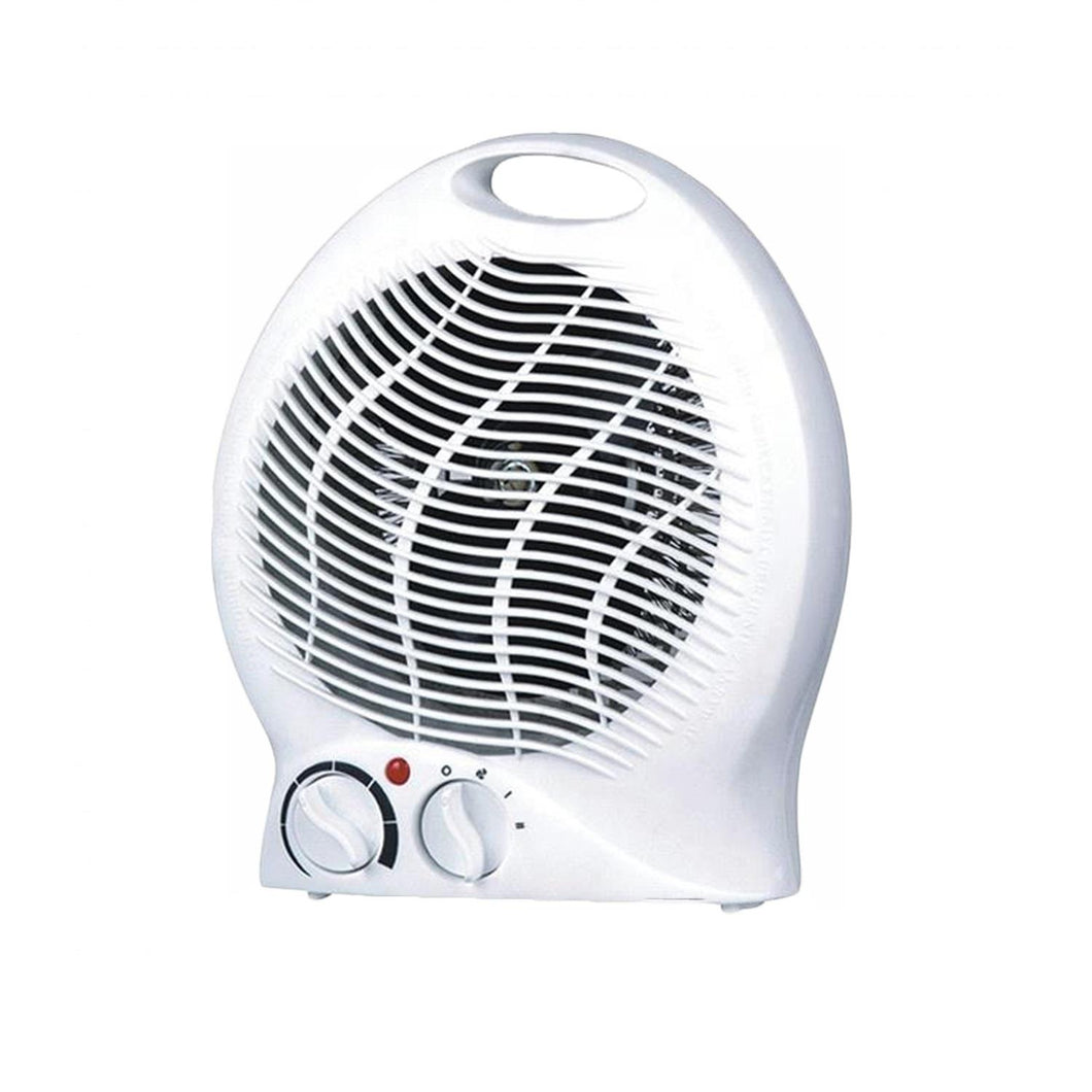 2kW Upright White Fan Heater