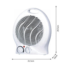 Load image into Gallery viewer, 2kW Upright White Fan Heater
