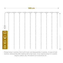 Load image into Gallery viewer, Warm White 300 LED String Curtain Light
